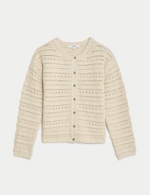 Cotton cardigans outlet m&s