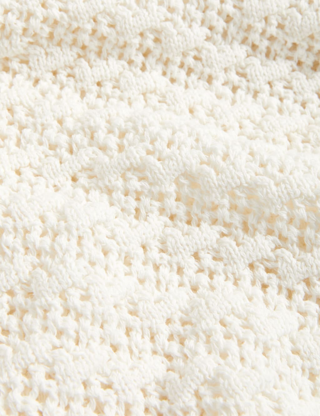 Cotton Blend Textured Crew Neck Jumper image 6