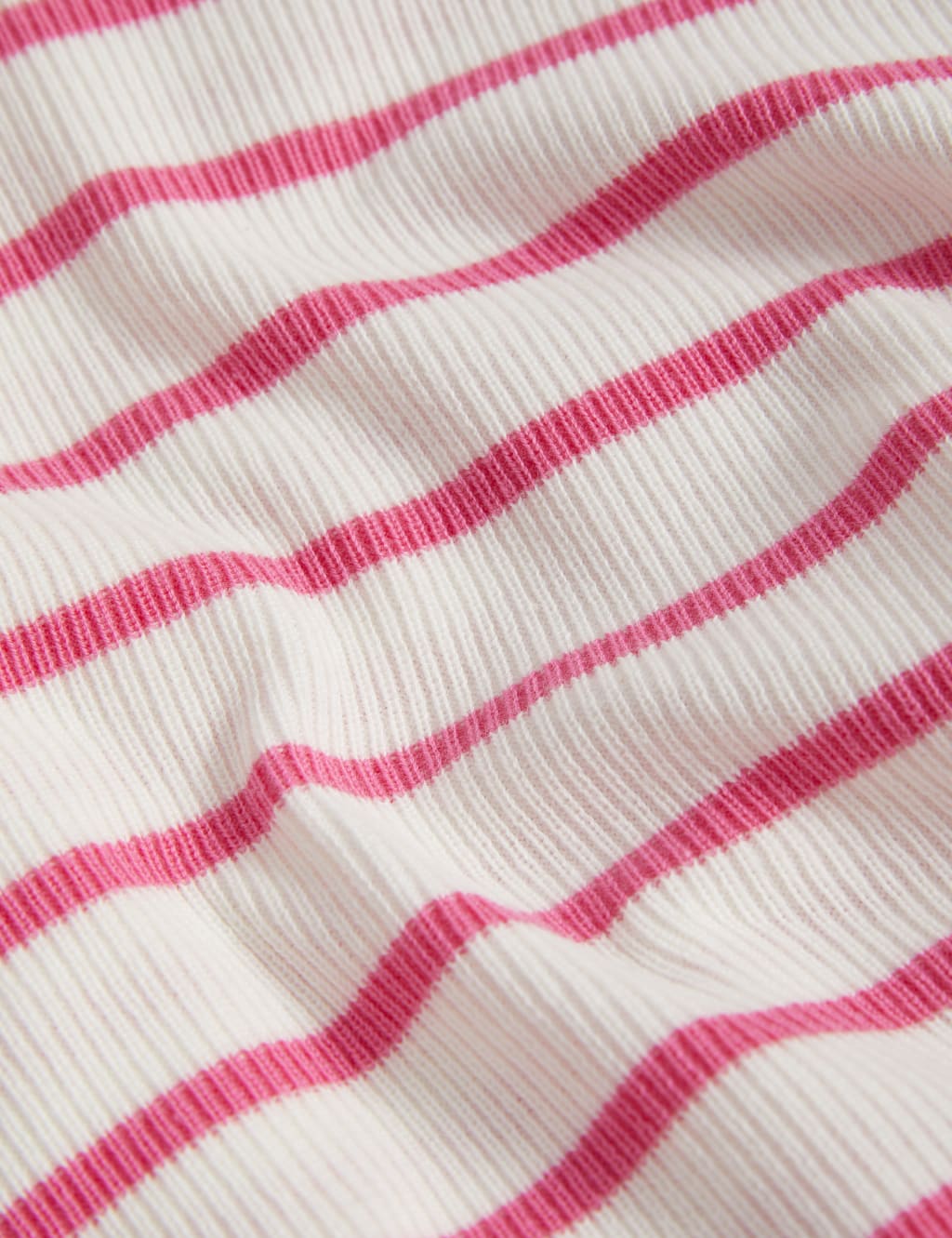 Cotton Rich Striped Collared Knitted Top image 6