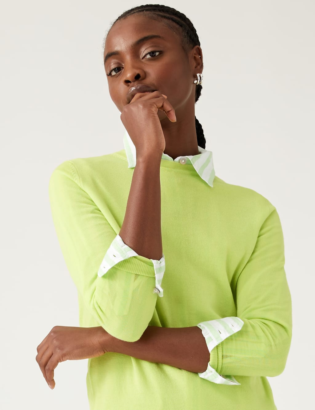 Pure Merino Wool Crew Neck Jumper image 4
