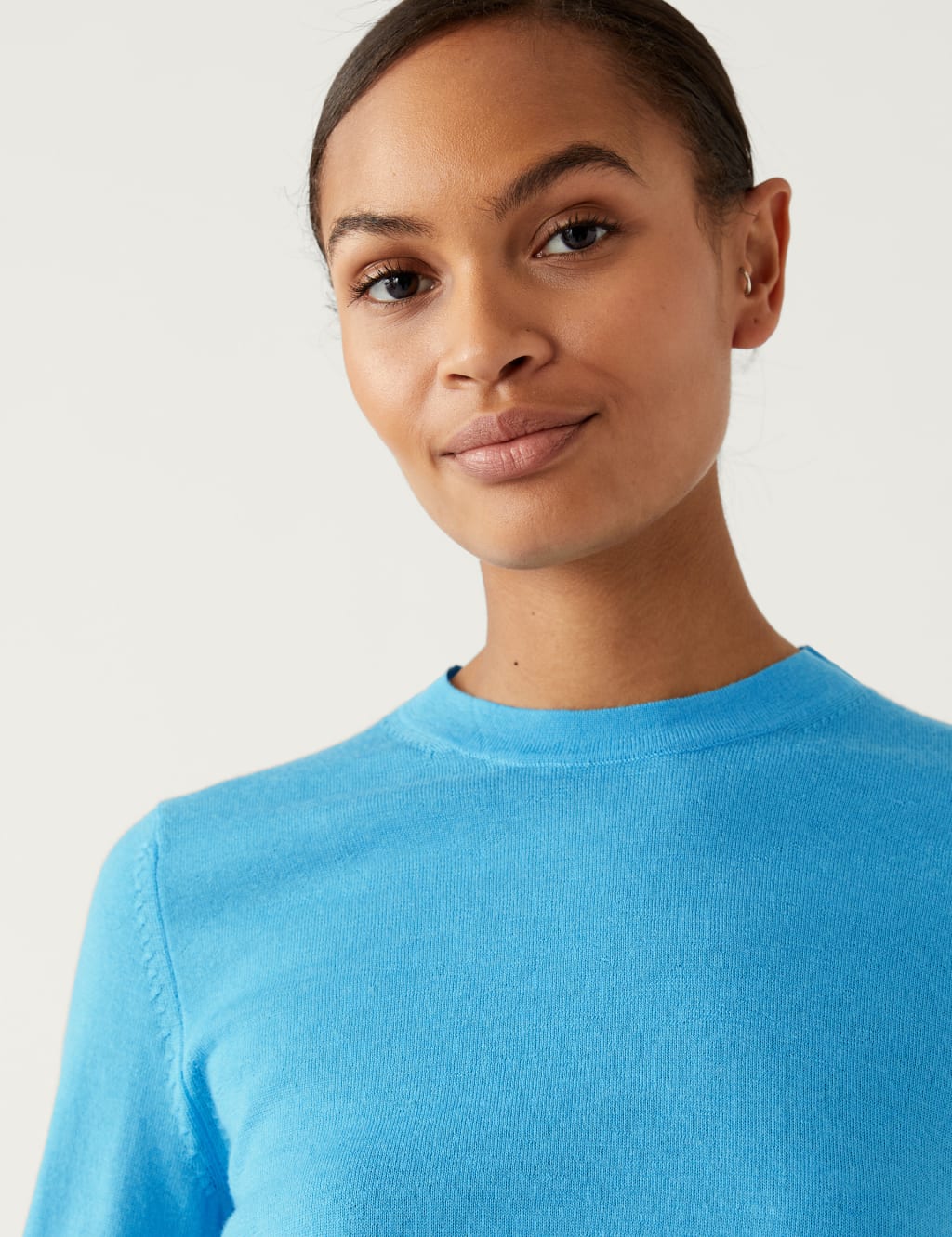 Pure Merino Wool Crew Neck Jumper image 3