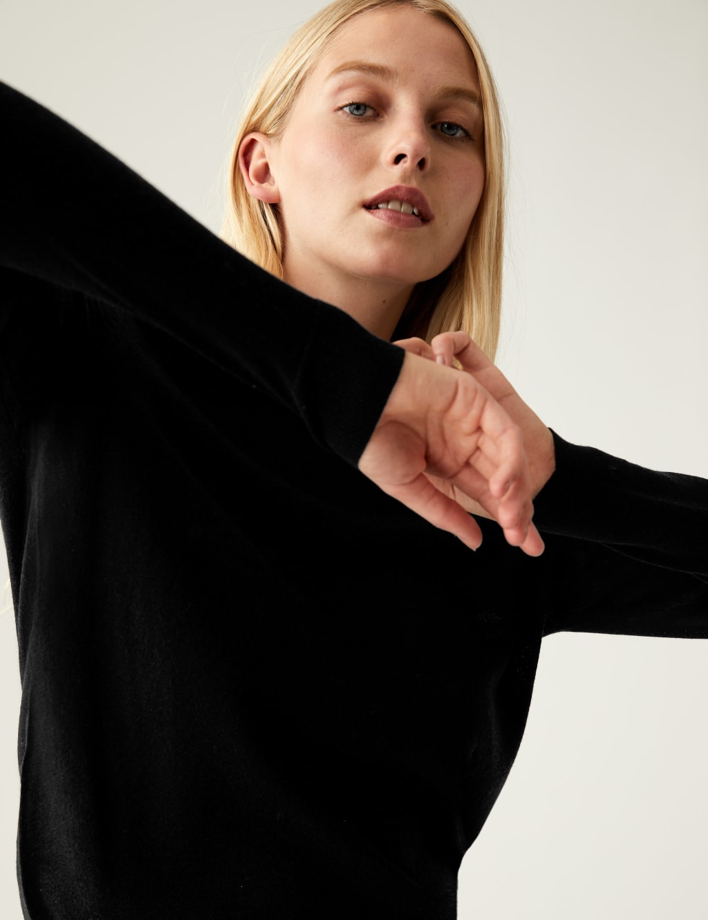 Pure Merino Wool Crew Neck Jumper image 3