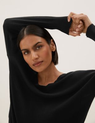 Pure Merino Wool V-Neck Relaxed Jumper | M&S Collection | M&S