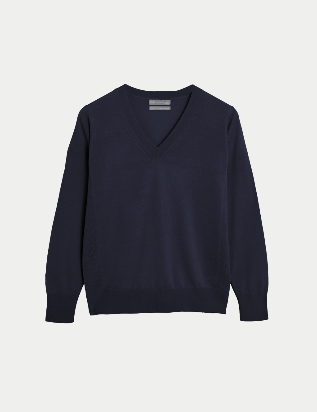 Pure Merino Wool V-Neck Jumper image 2