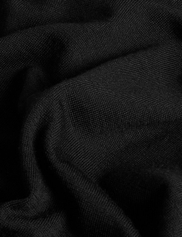 Jersey 100% lana de merino de escote en pico - ES