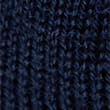 Pure Merino Wool Collared Knitted Top - navy