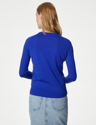 Holiday Scenery Merino Wool Crew Neck Pullover