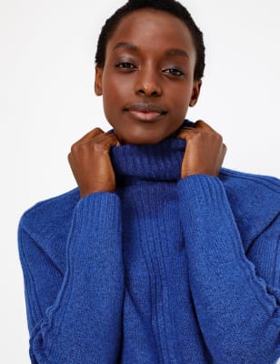 Spongey Roll Neck Jumper