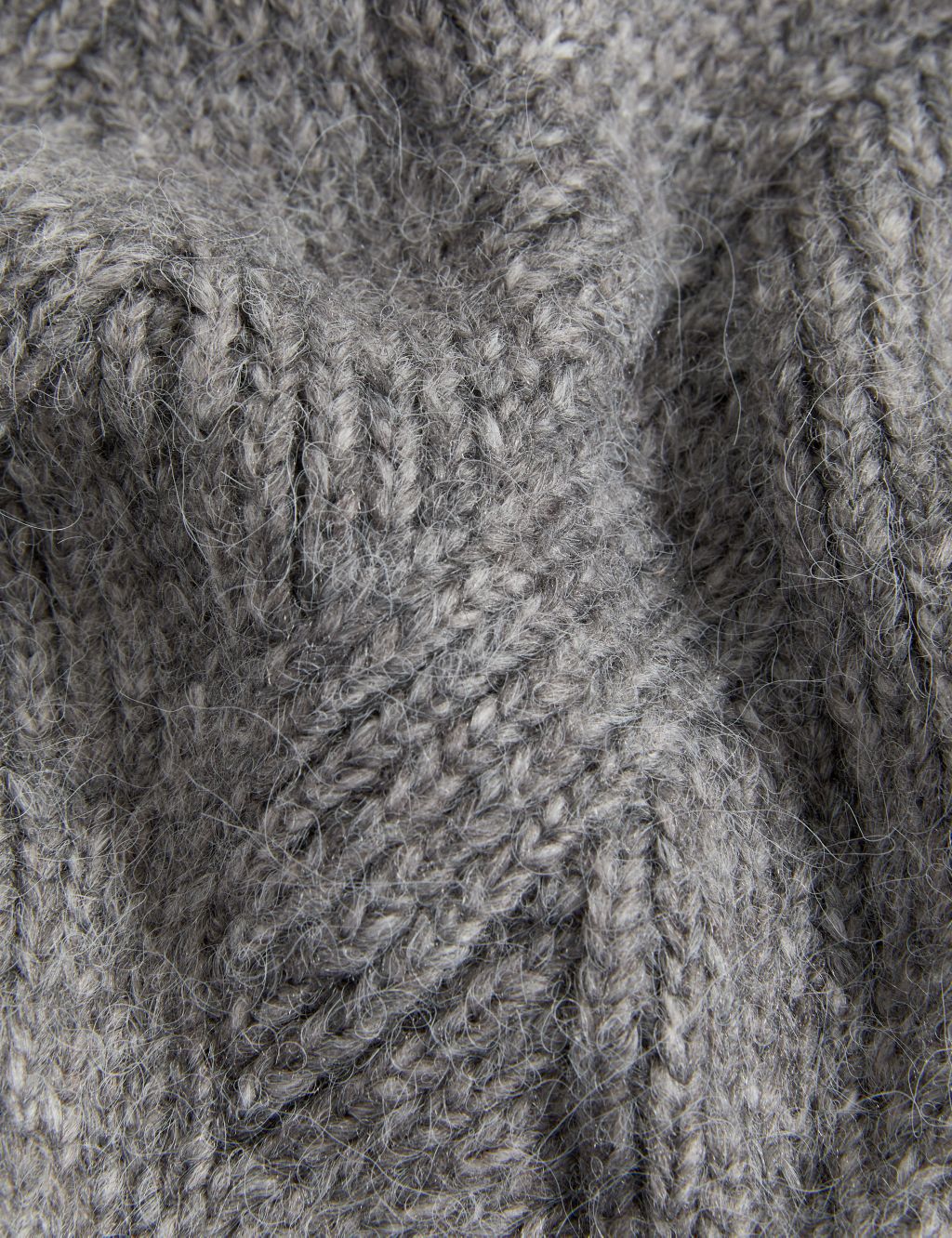 Textured Knitted Vest with Wool image 6