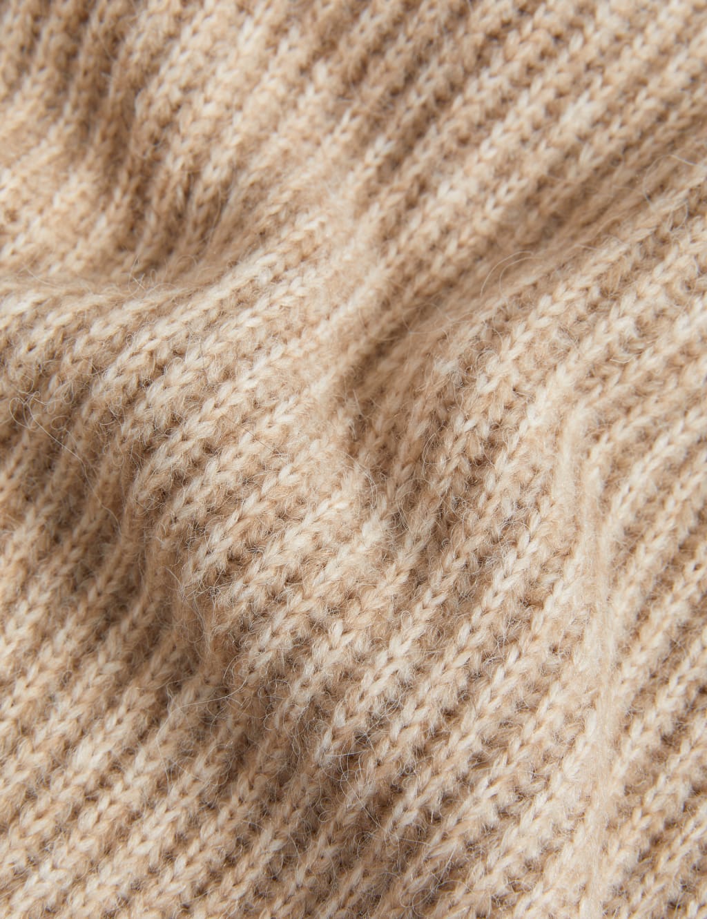 Recycled Blend Ribbed Jumper with Wool image 7