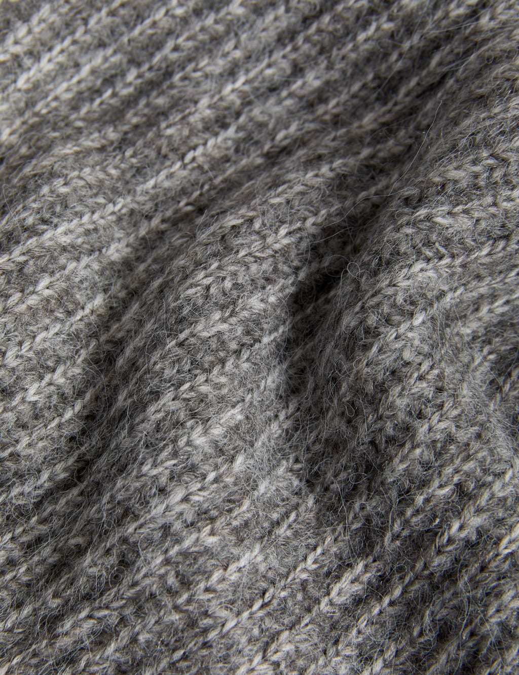 Recycled Blend Ribbed Jumper with Wool image 6