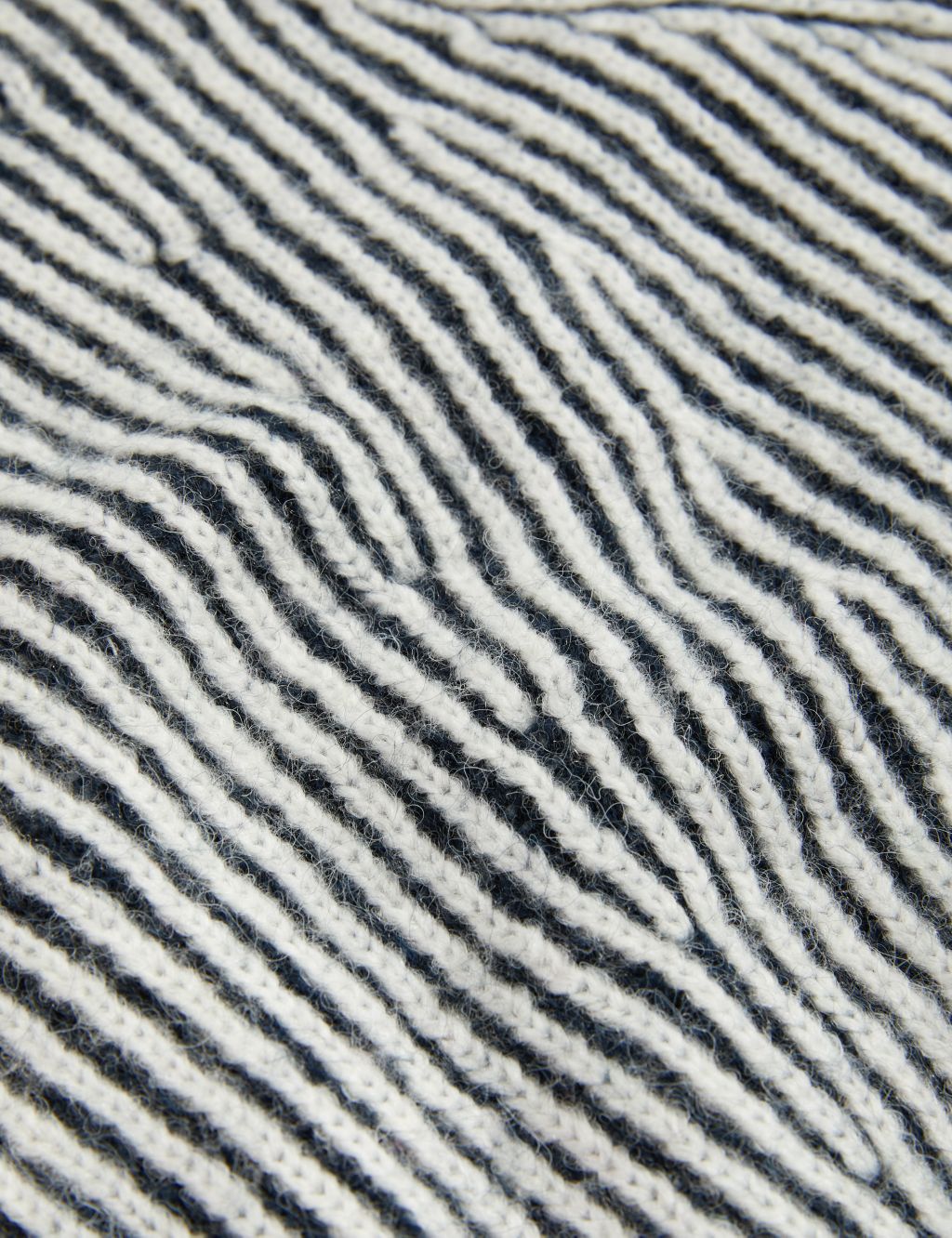 Recycled Blend Striped V-Neck Cardigan image 6