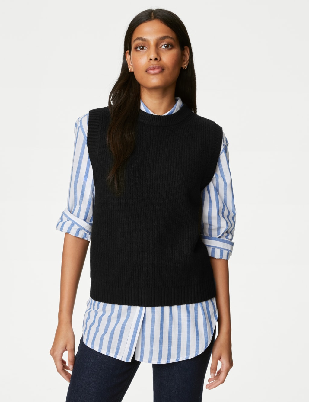 Women's Sleeveless Jumpers | Mu0026S