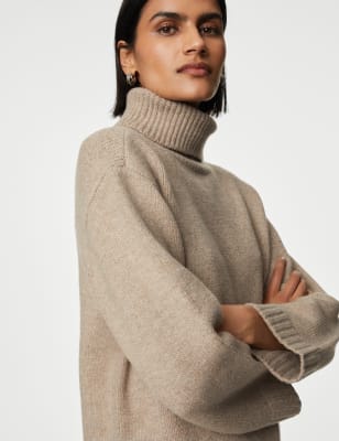 Roll Neck Longline Jumper