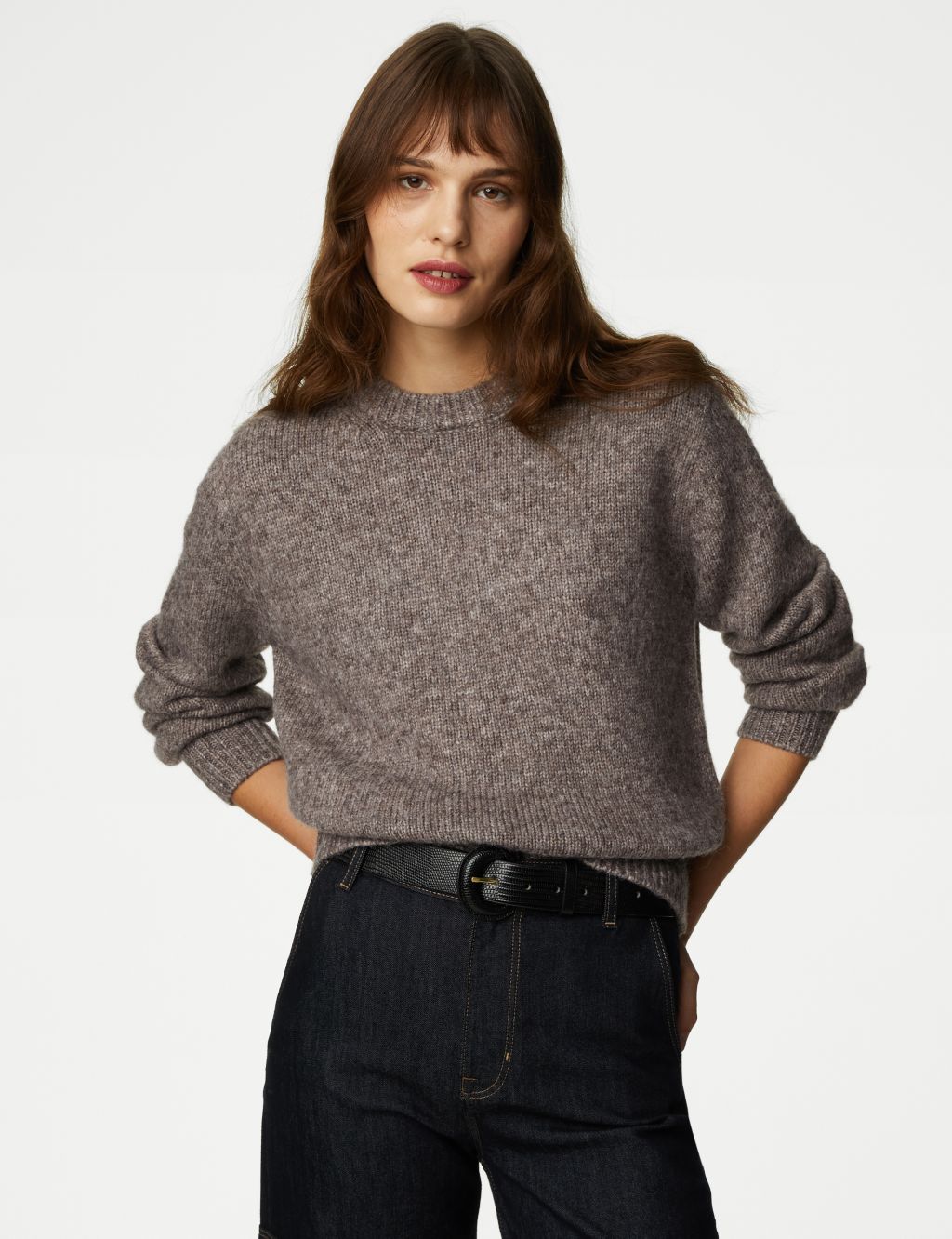 Crew Neck Jumper with Wool image 4