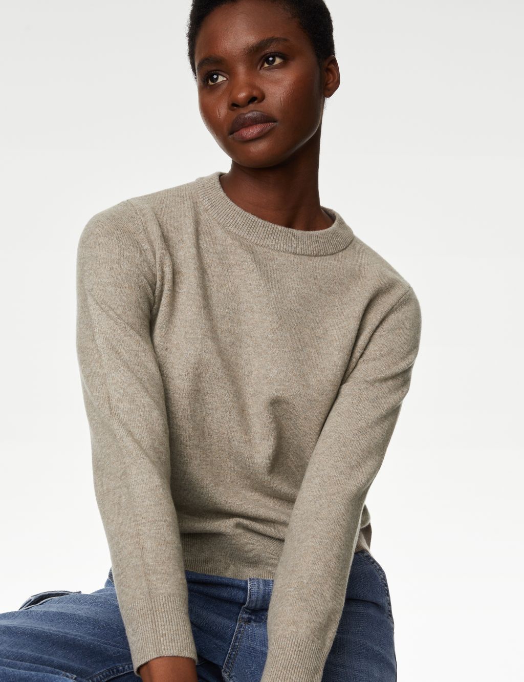 Recycled Blend Crew Neck Jumper image 3