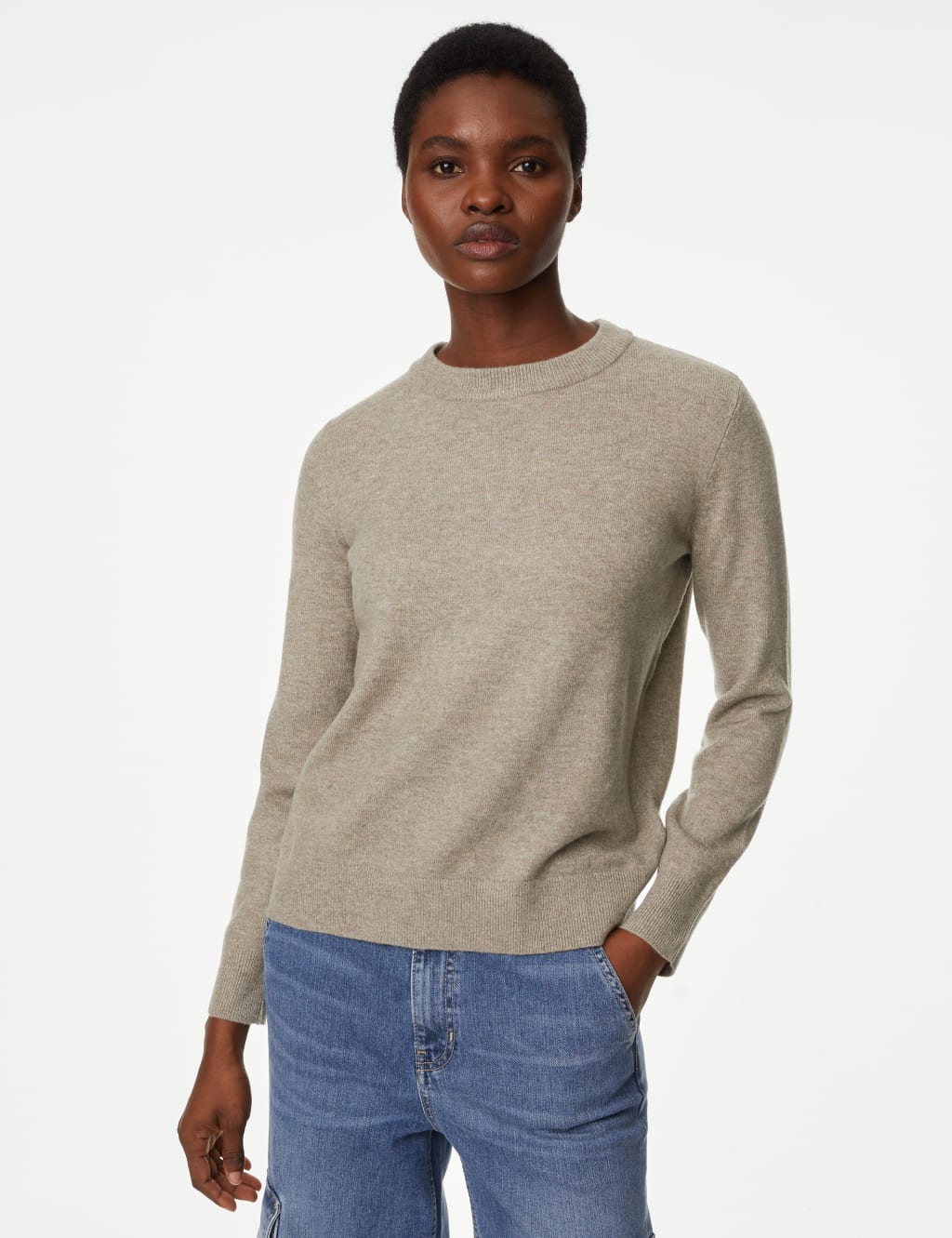 Recycled Blend Crew Neck Jumper image 4