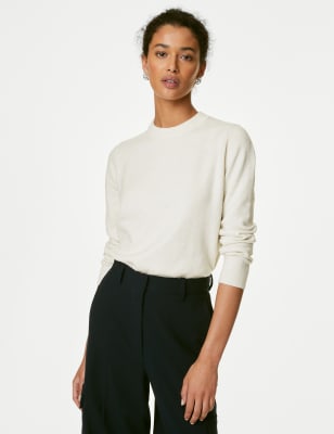 Recycled Blend Crew Neck Jumper | M&S AU