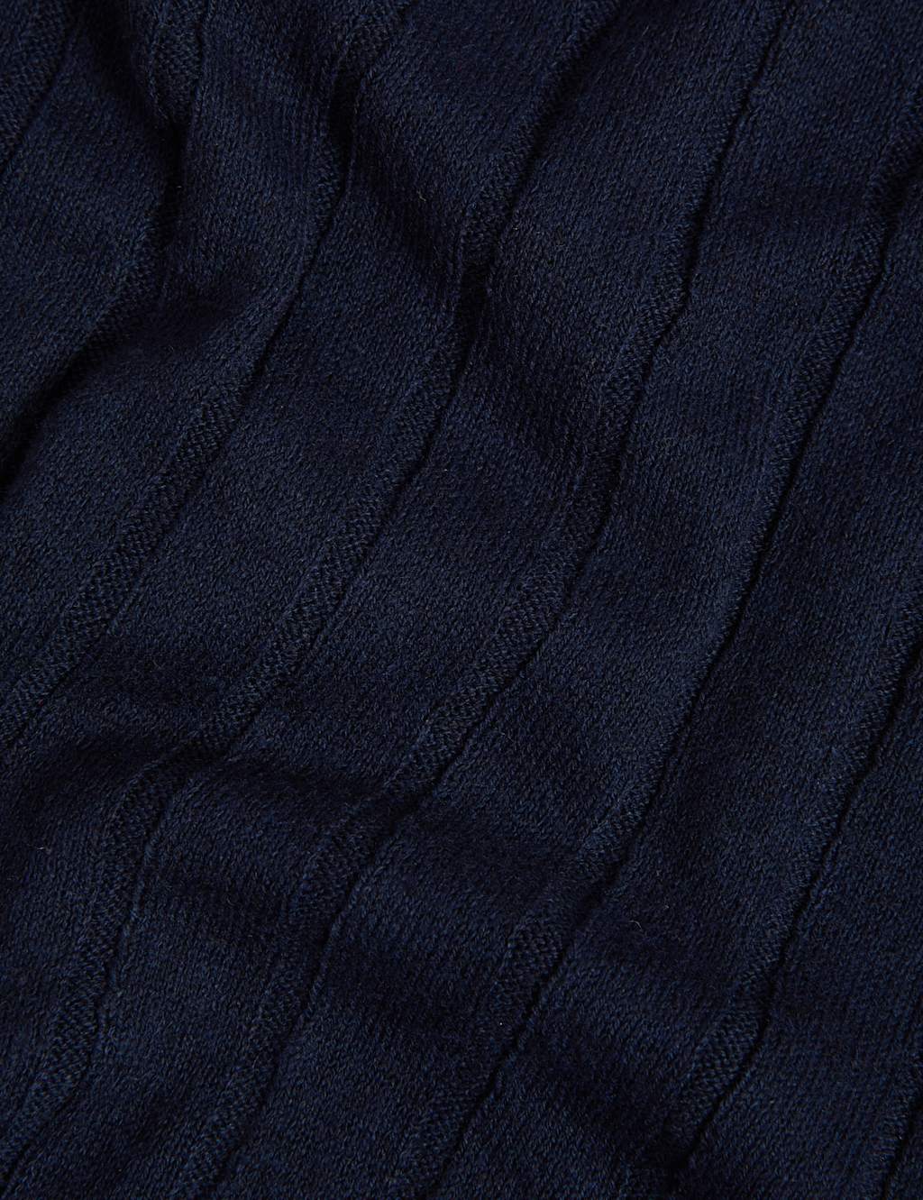 Ribbed V-Neck Knitted Vest with Linen image 5