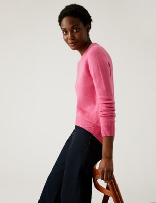 Marks and spencer 2025 lambswool jumper ladies