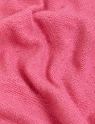 

Womens M&S Collection Pullover mit Rundhalsausschnitt und hohem Lammwollanteil - Medium Pink, Medium Pink