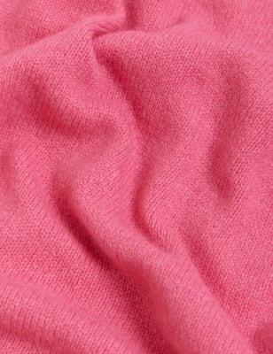 

Womens M&S Collection Lambswool Rich Crew Neck Jumper - Medium Pink, Medium Pink