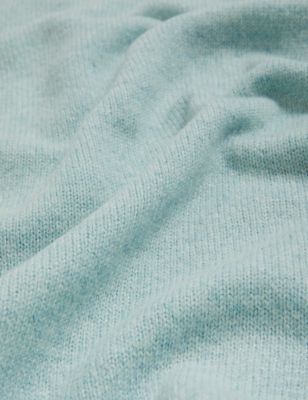 

Womens M&S Collection Lambswool Rich Crew Neck Jumper - Soft Turquoise, Soft Turquoise