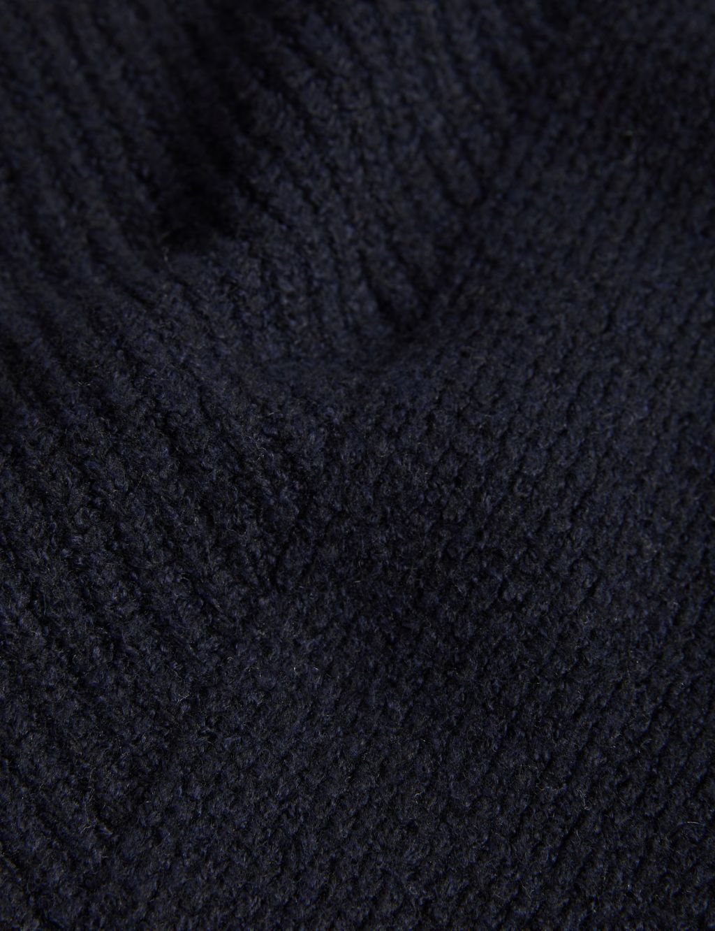 Knitted Ribbed Funnel Neck Mini Dress image 5