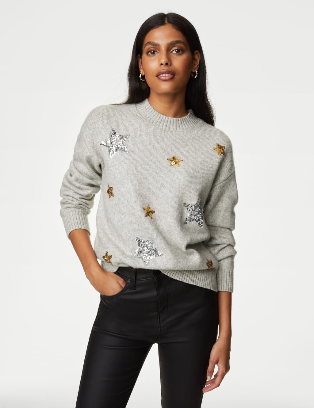 Crew neck Christmas Jumpers M S