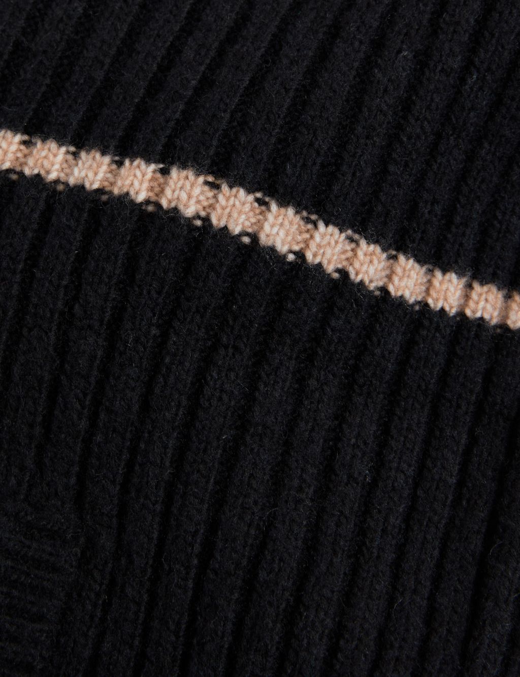 Cloud-Yarn Striped Knitted Hoodie image 6