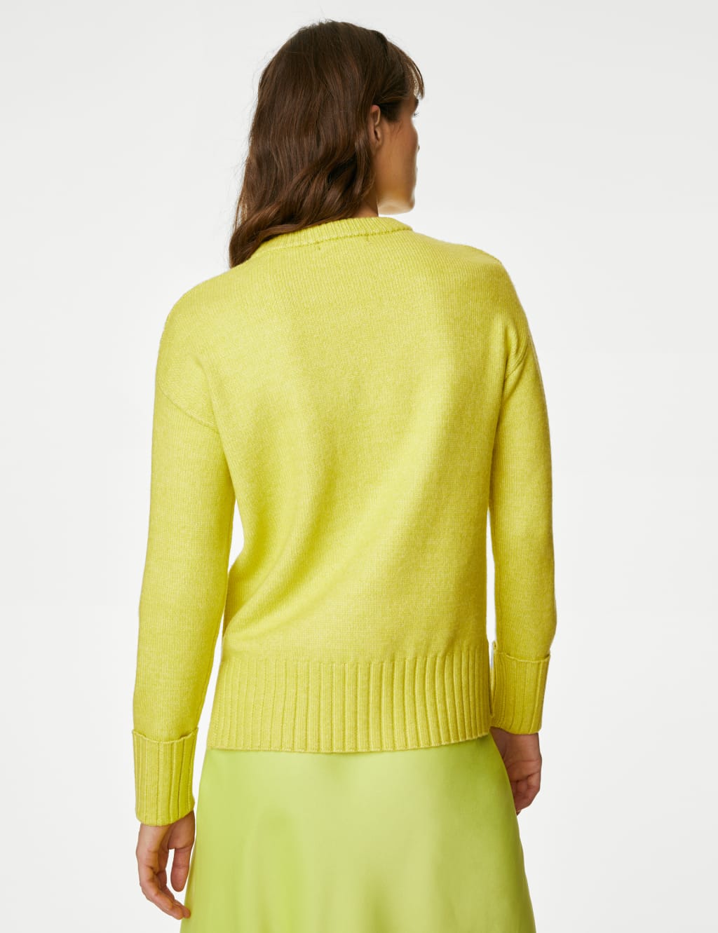 Cable Knit Crew Neck Jumper image 4