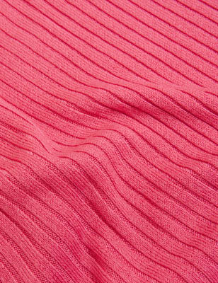 

M&S Collection Jersey de corte largo súper suave con cuello chimeneaWomens - Medium Pink, Medium Pink