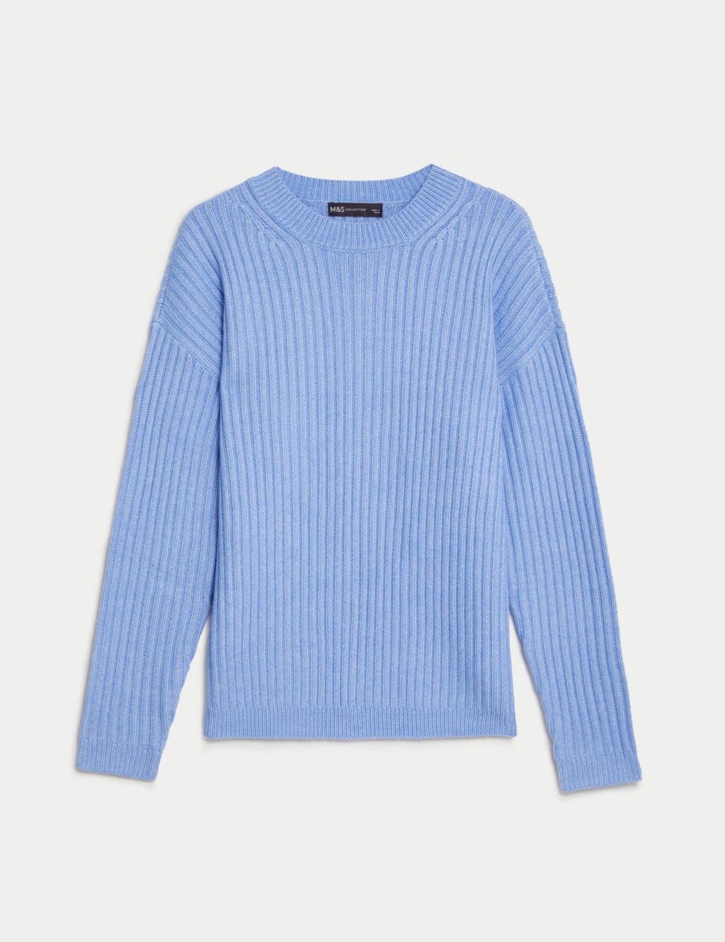 Ribbed Crew Neck Jumper