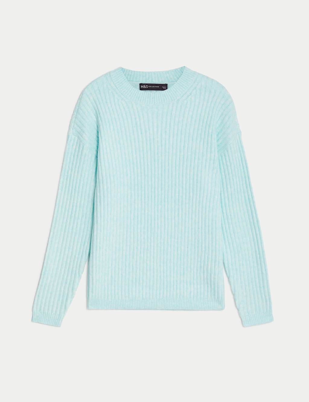 Ribbed Crew Neck Jumper image 2