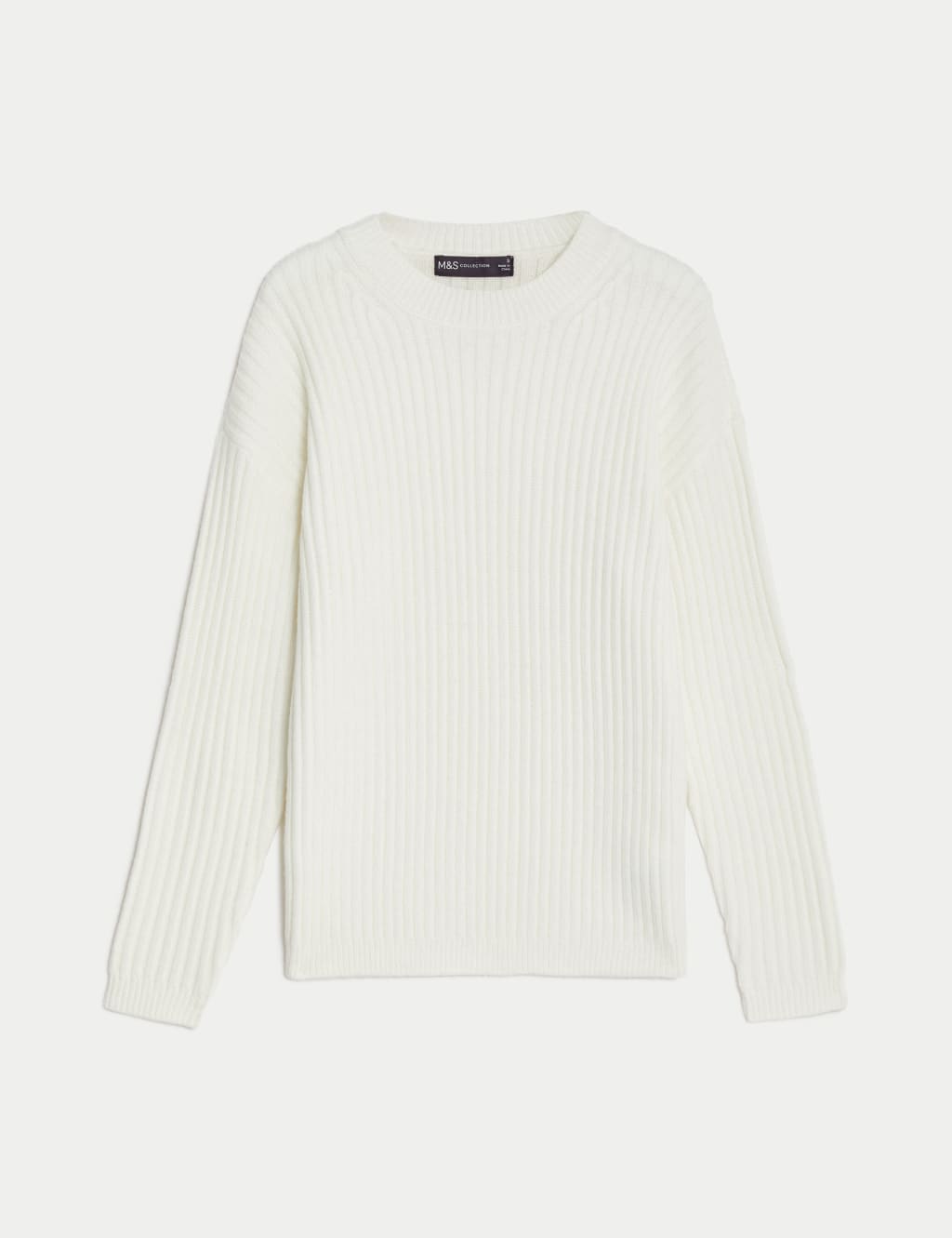 Ribbed Crew Neck Jumper image 2