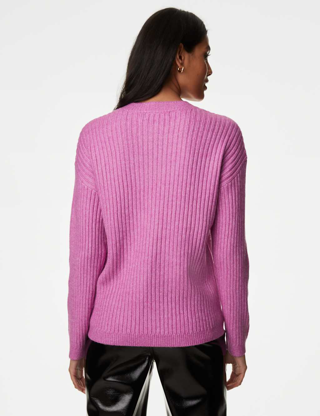 Ribbed Crew Neck Jumper image 5