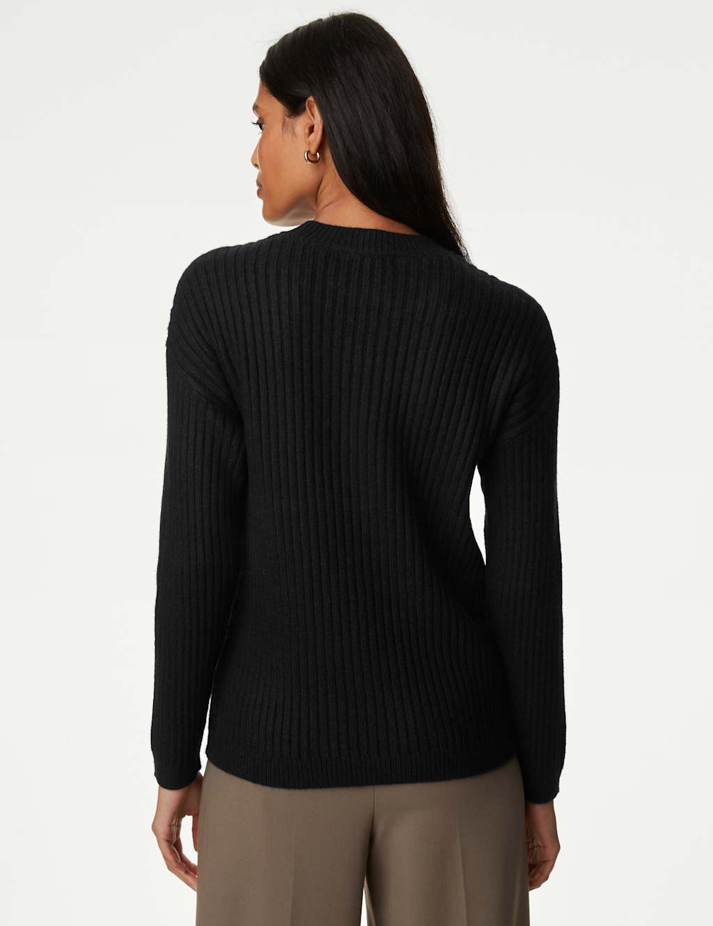 Ribbed Crew Neck Jumper image 5