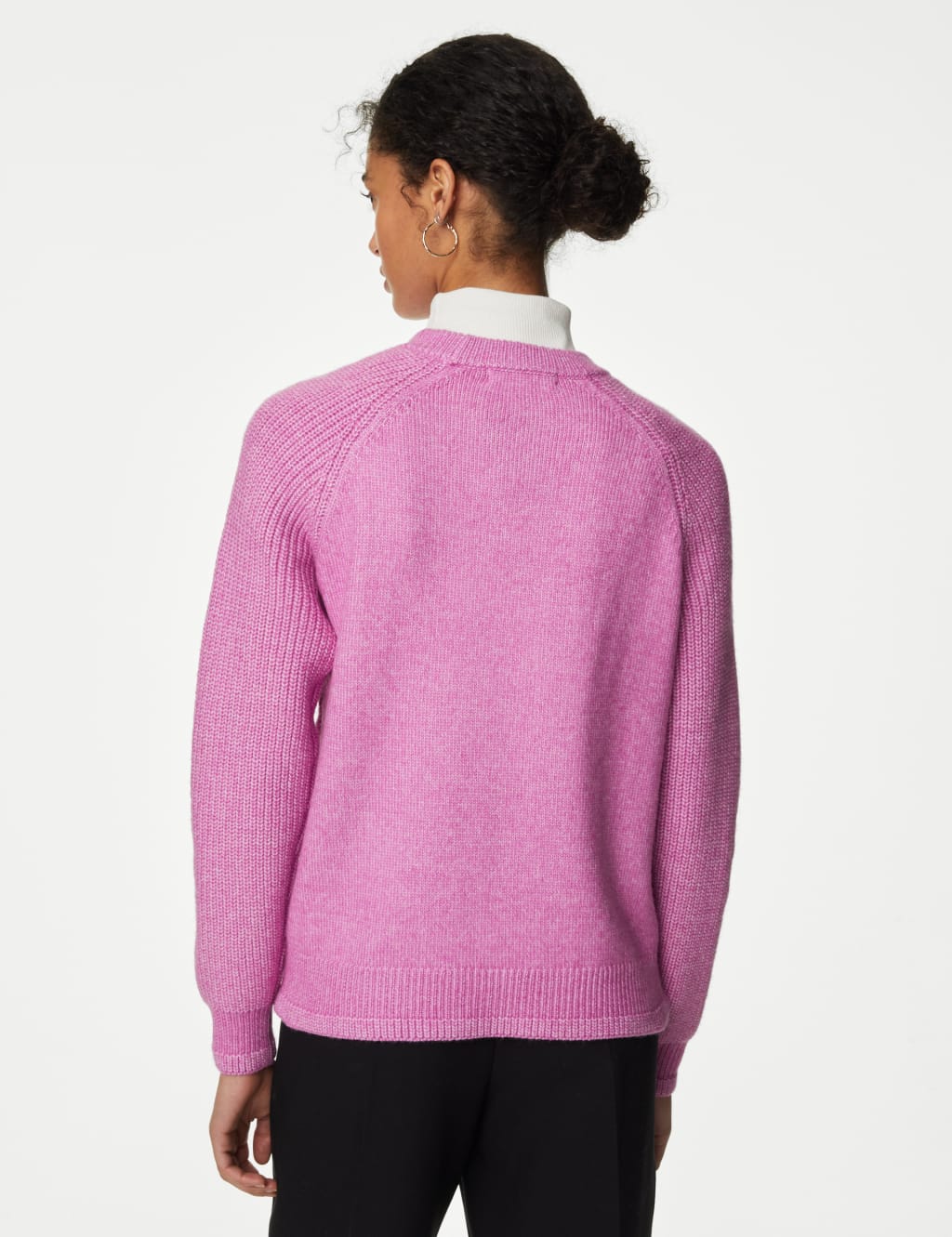 Textured Crew Neck Jumper image 5