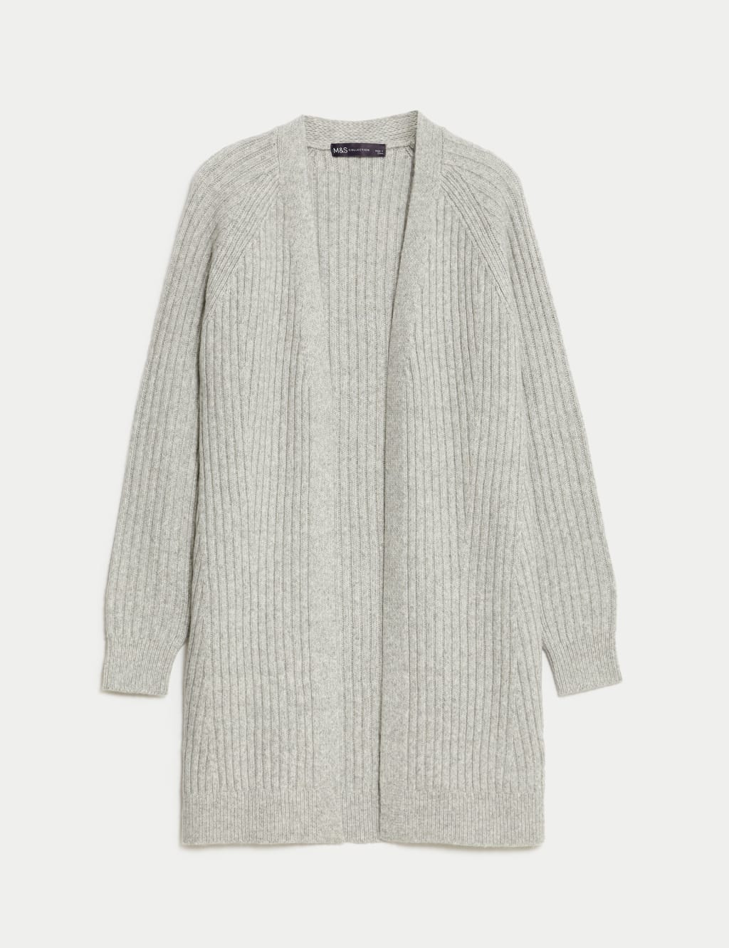 Ribbed Edge To Edge Longline Cardigan image 2
