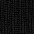 Ribbed Roll Neck Mini Jumper Dress - black
