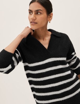 Striped Collared Jumper