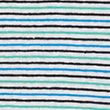 Linen Blend Striped T-Shirt - greenmix