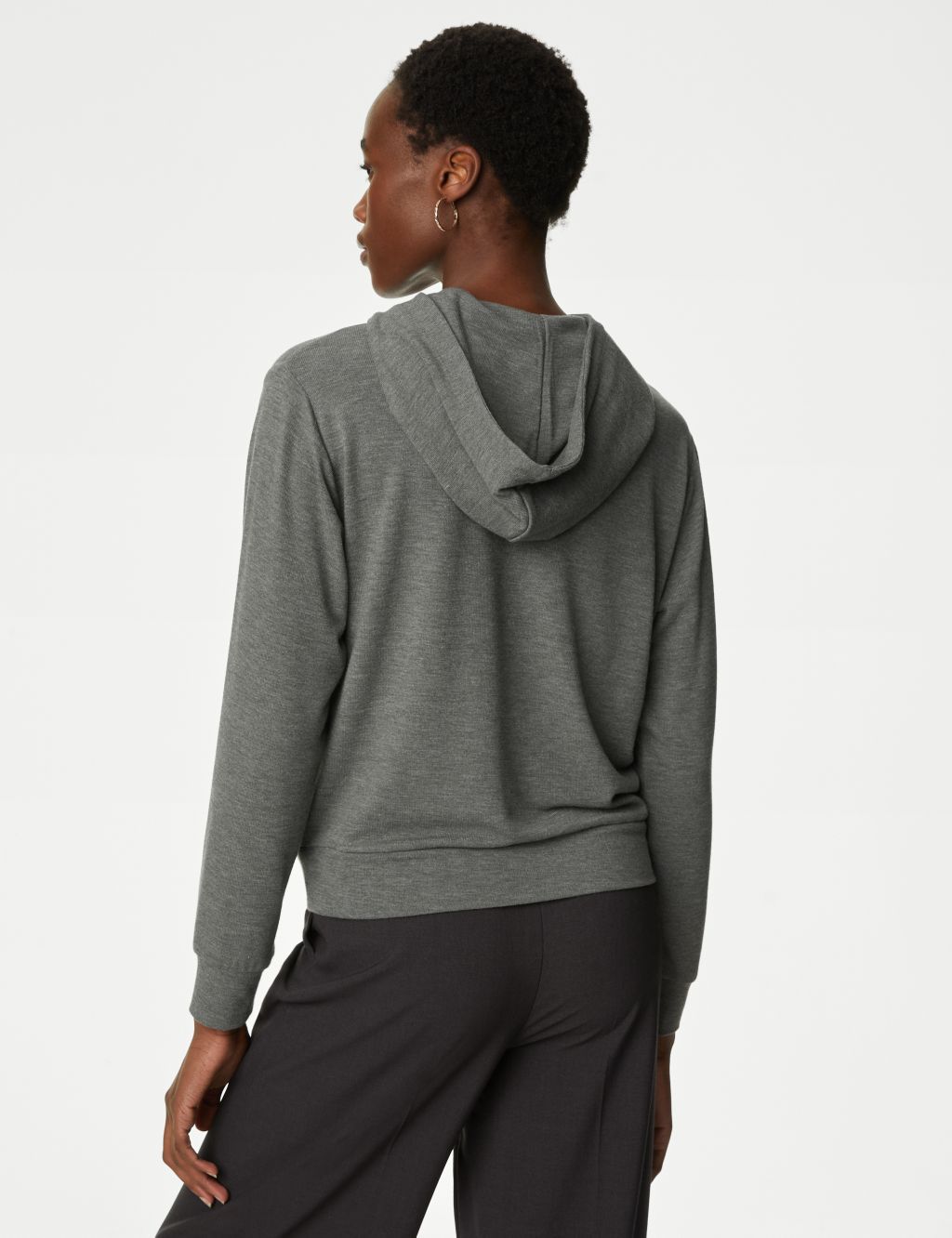 Cosy Lightweight Relaxed Hoodie image 5