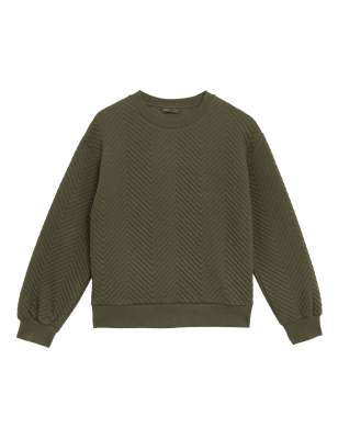 

M&S Collection Sudadera acolchada de manga largaWomens - Dark Green, Dark Green
