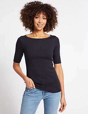 Tops & T-Shirts | Ladies Cotton & Printed Tshirts | M&S