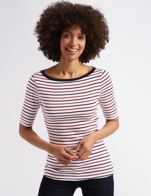 Tops & T-Shirts | Ladies Cotton & Printed Tshirts | M&S