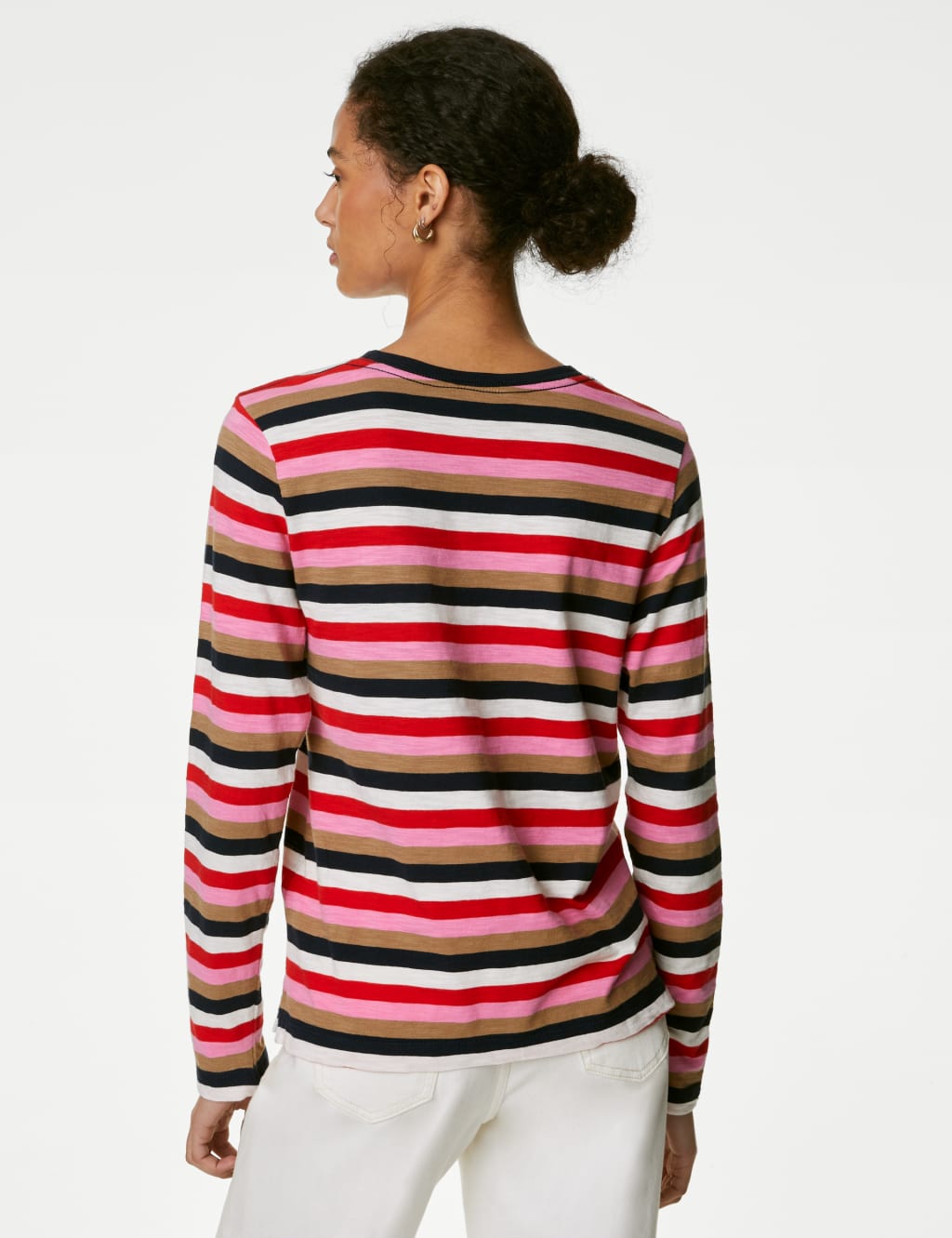 Mittoshop Striped Snap Shoulder Long Sleeve T-Shirt main image 1