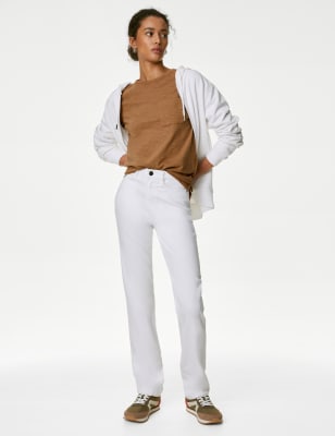 

Womens M&S Collection Oberteil aus reiner Baumwolle mit Tasche - Spice, Spice