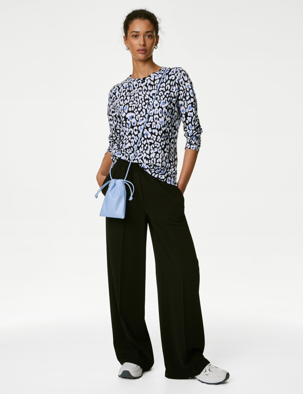 Pure Cotton Printed Crew Neck T-Shirt image 1