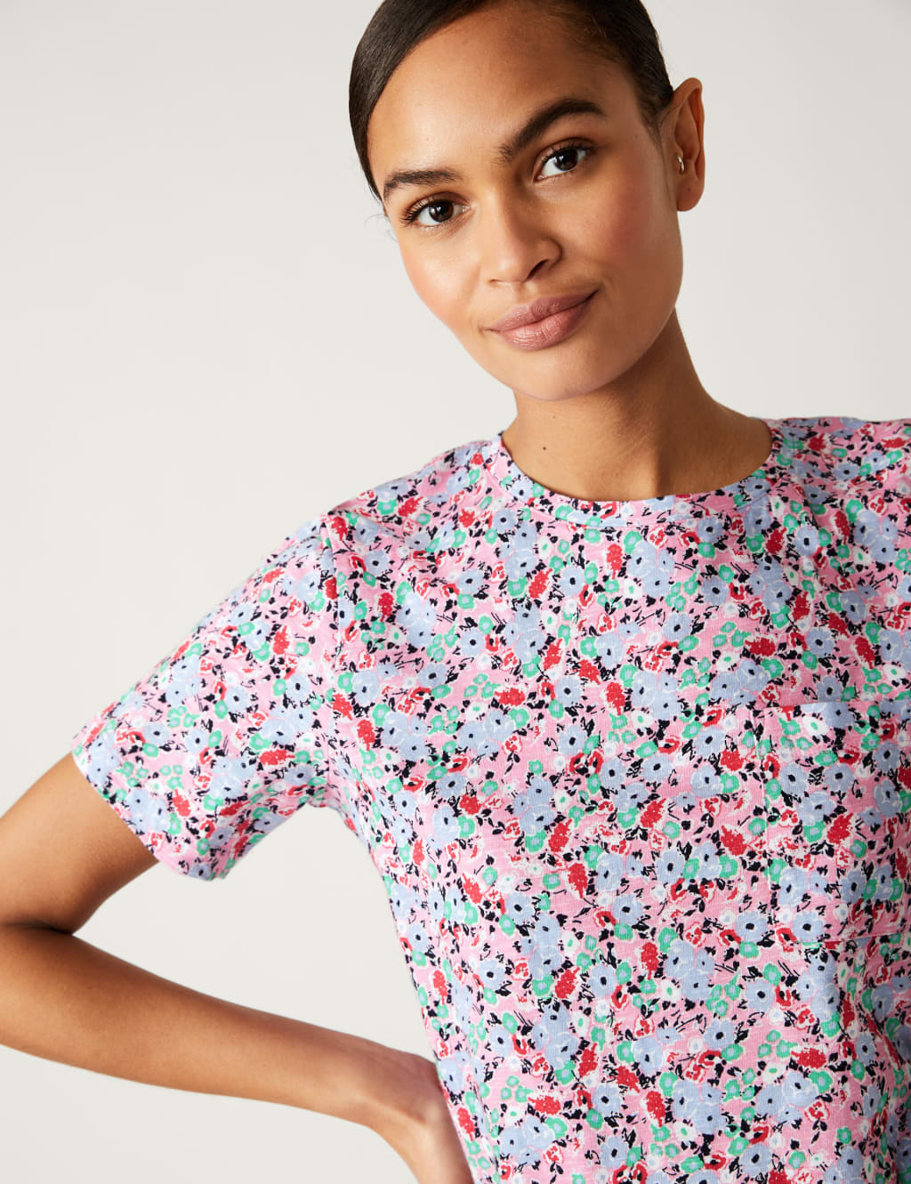 Pure Cotton Printed Pocket T-Shirt image 2